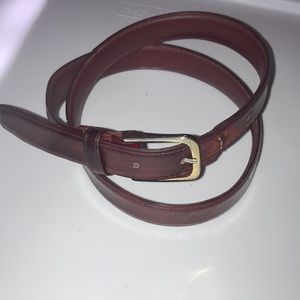 Austin grey genuine eelskin belt